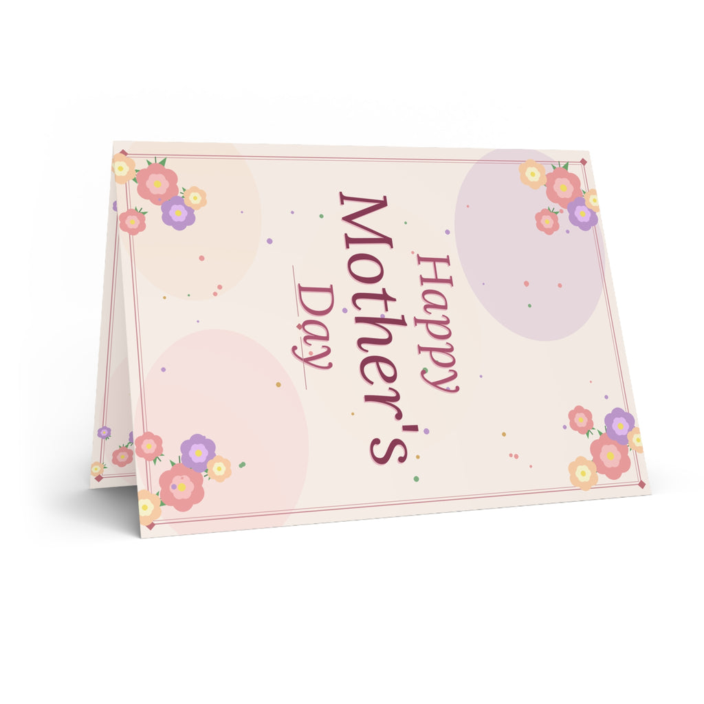 Copy of Mother's Day Greeting Card — Floral Pastel "Happy Mother's Day" Card