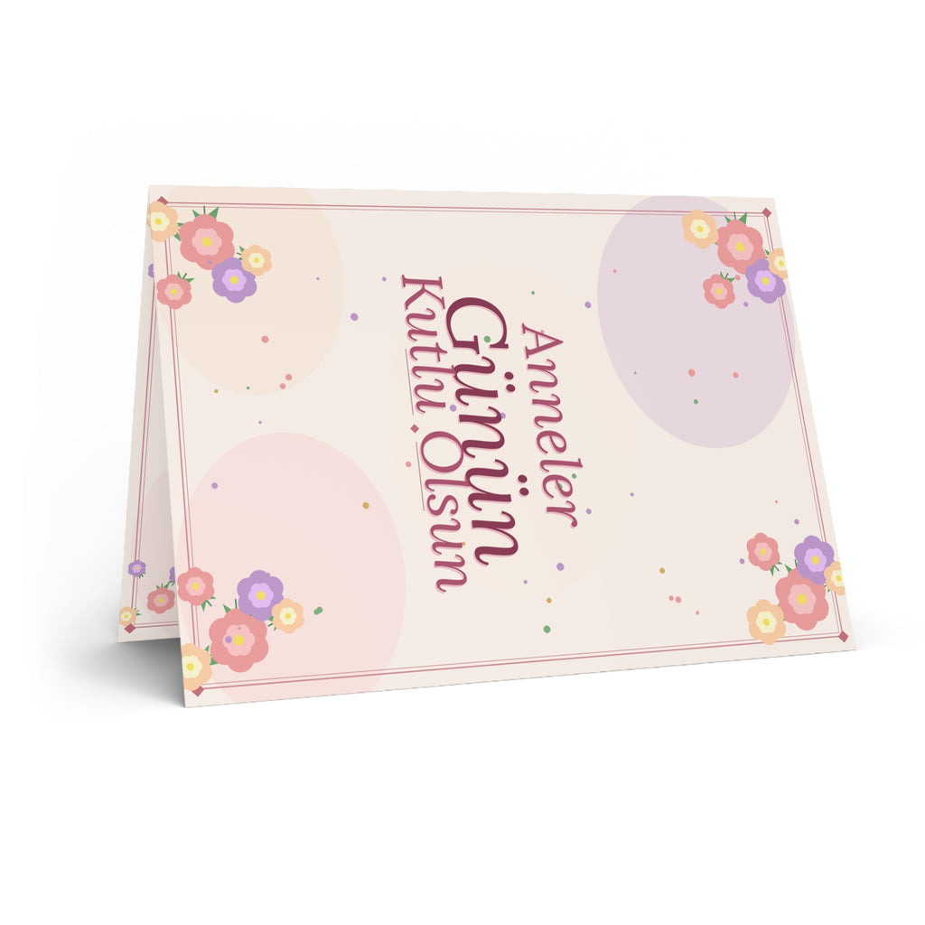 Mother's Day Greeting Card — Floral Pastel "Happy Mother's Day" Card