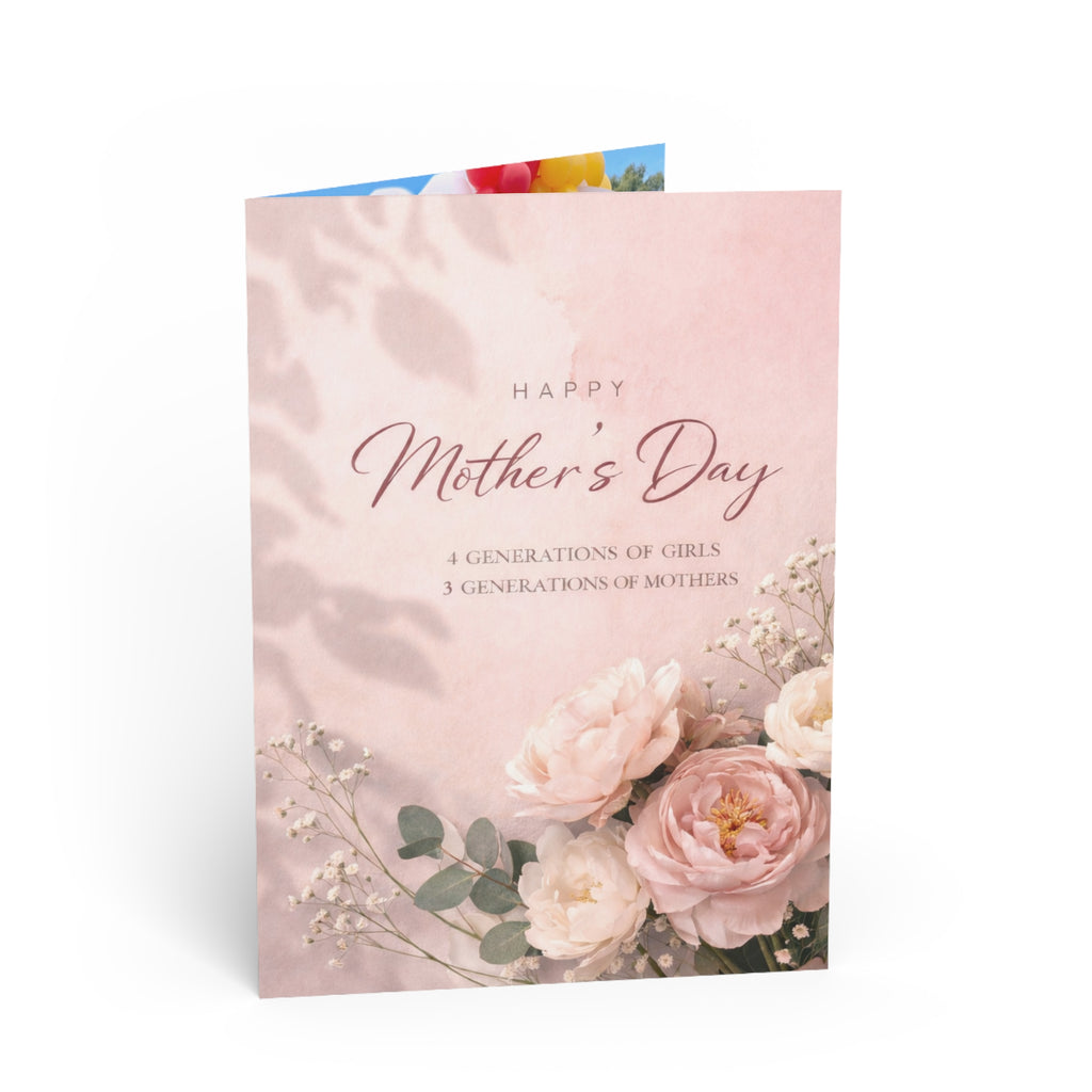 Copy of Copy of Mother's Day Greeting Card — Floral Pastel "Happy Mother's Day" Card